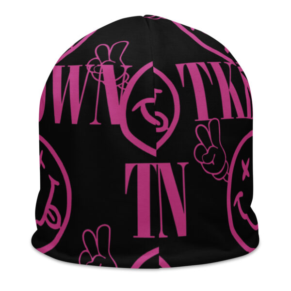 TKDWN Two Fingers All-Over Print Beanie - Image 2