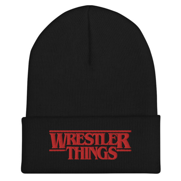 Wrestler Things Cuffed Beanie