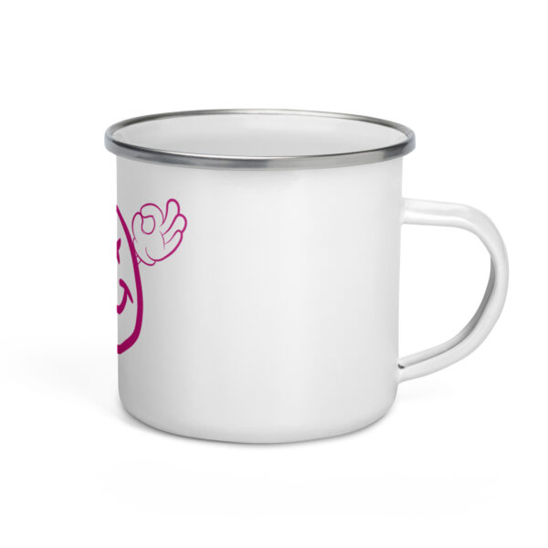 College "3" Enamel Mug - Image 2