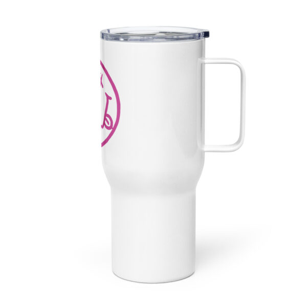 Smile Travel mug with a handle - Image 3