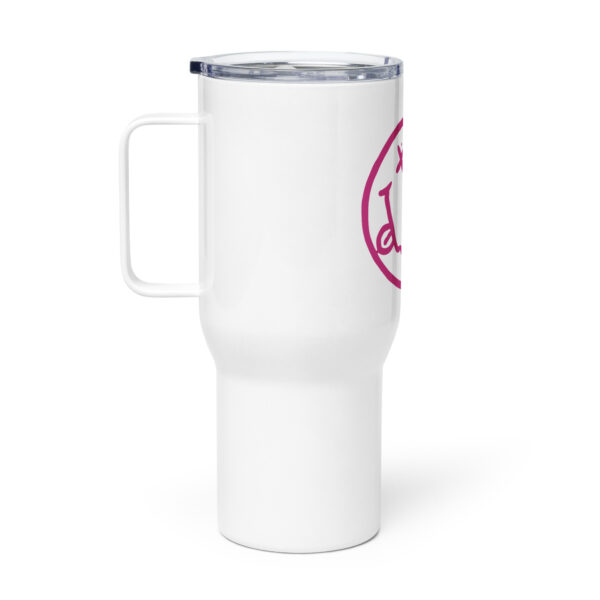 College "3" Travel mug with a handle - Image 2